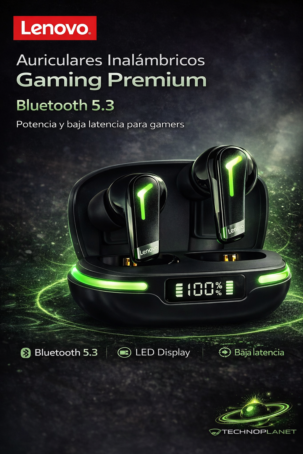 Audifonos gaming Lenovo GM3