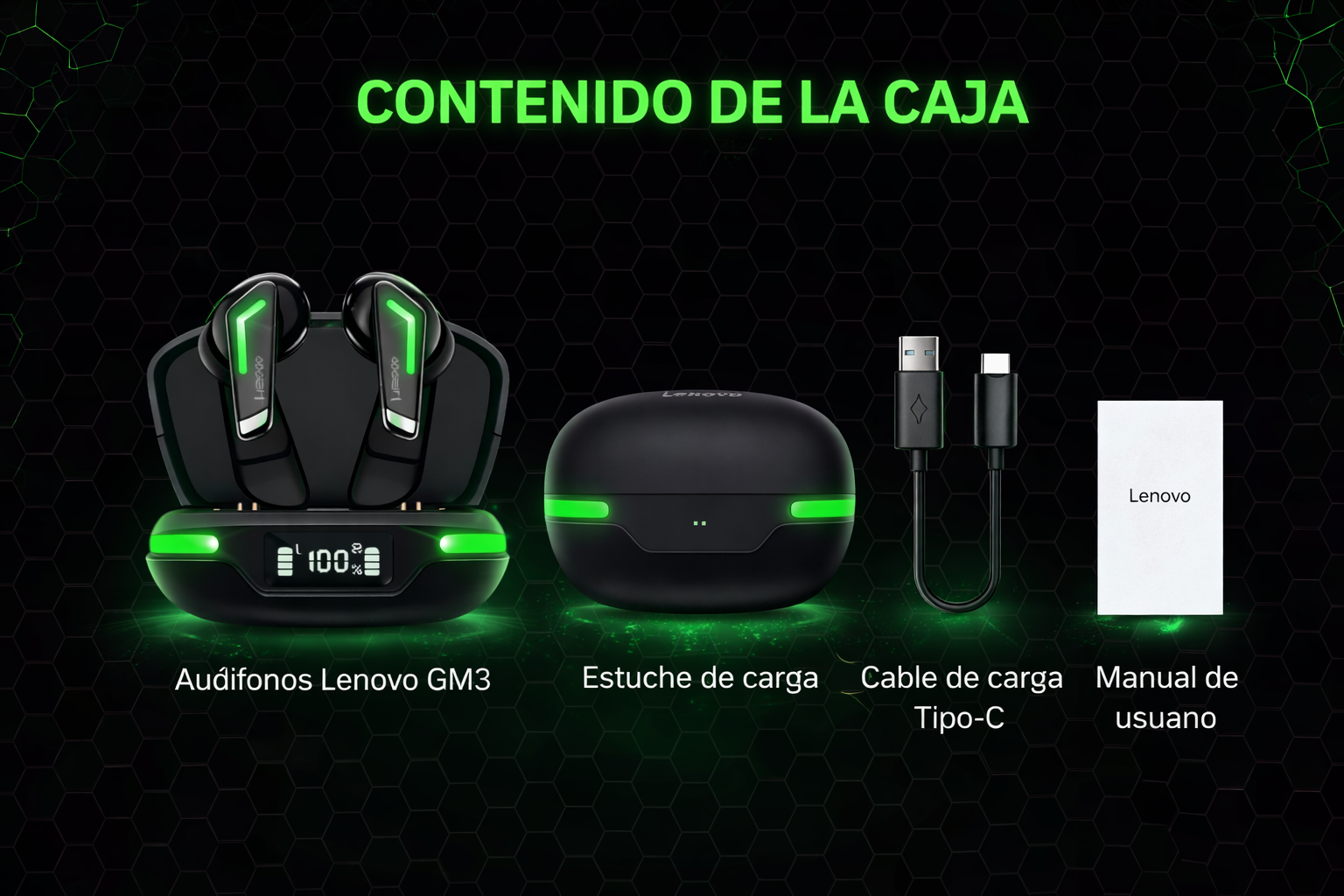 Audifonos gaming Lenovo GM3