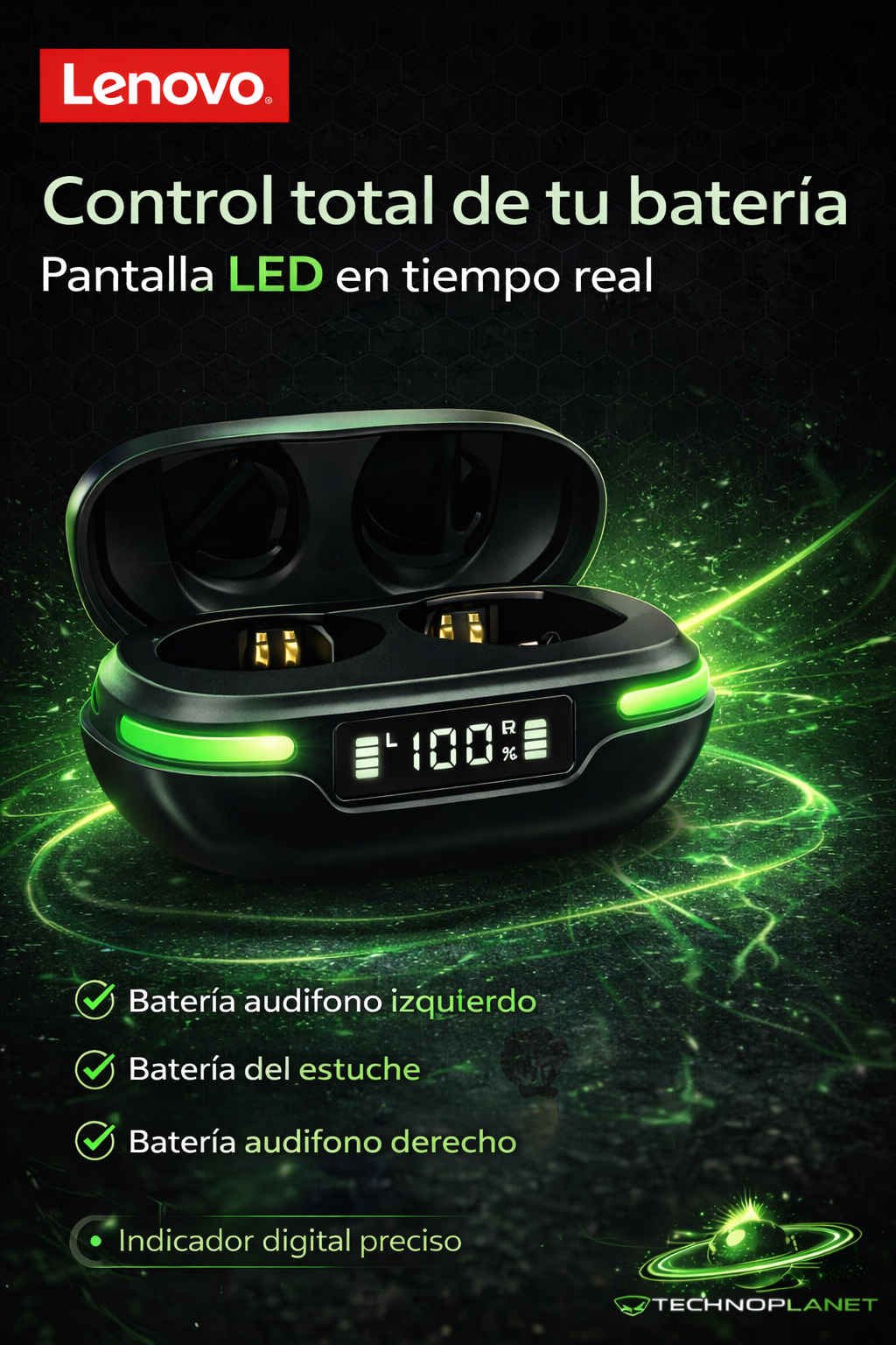 Audifonos gaming Lenovo GM3