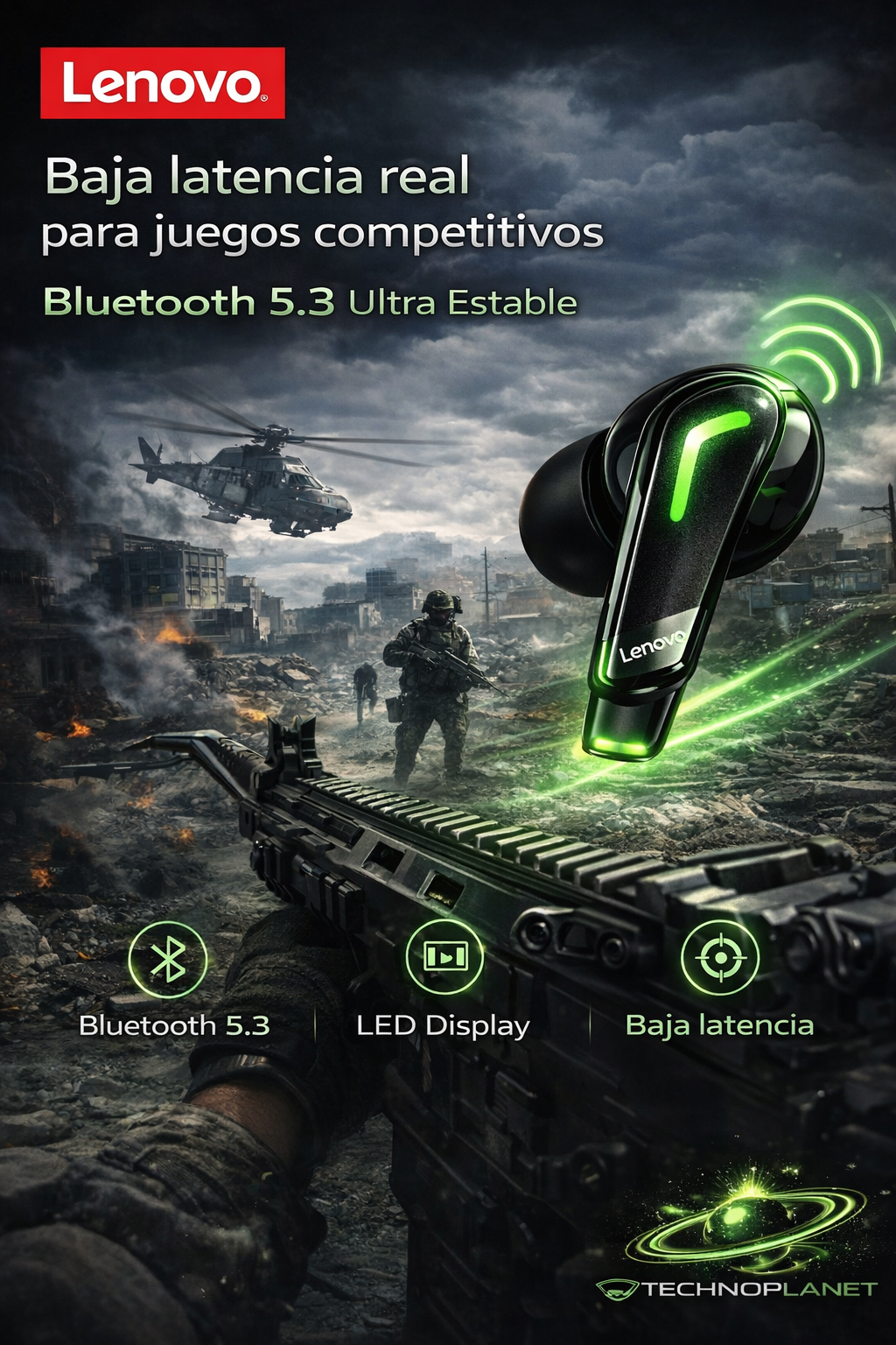 Audifonos gaming Lenovo GM3